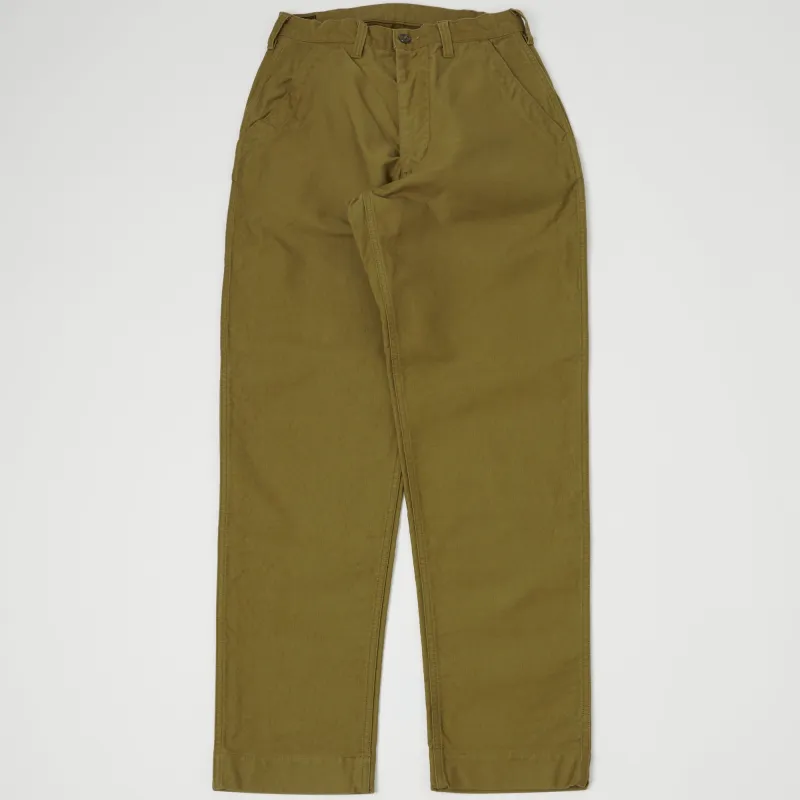 Freewheelers & Co U.S. Navy Utility Trouser - Khaki Beige sold by Son of a Stag