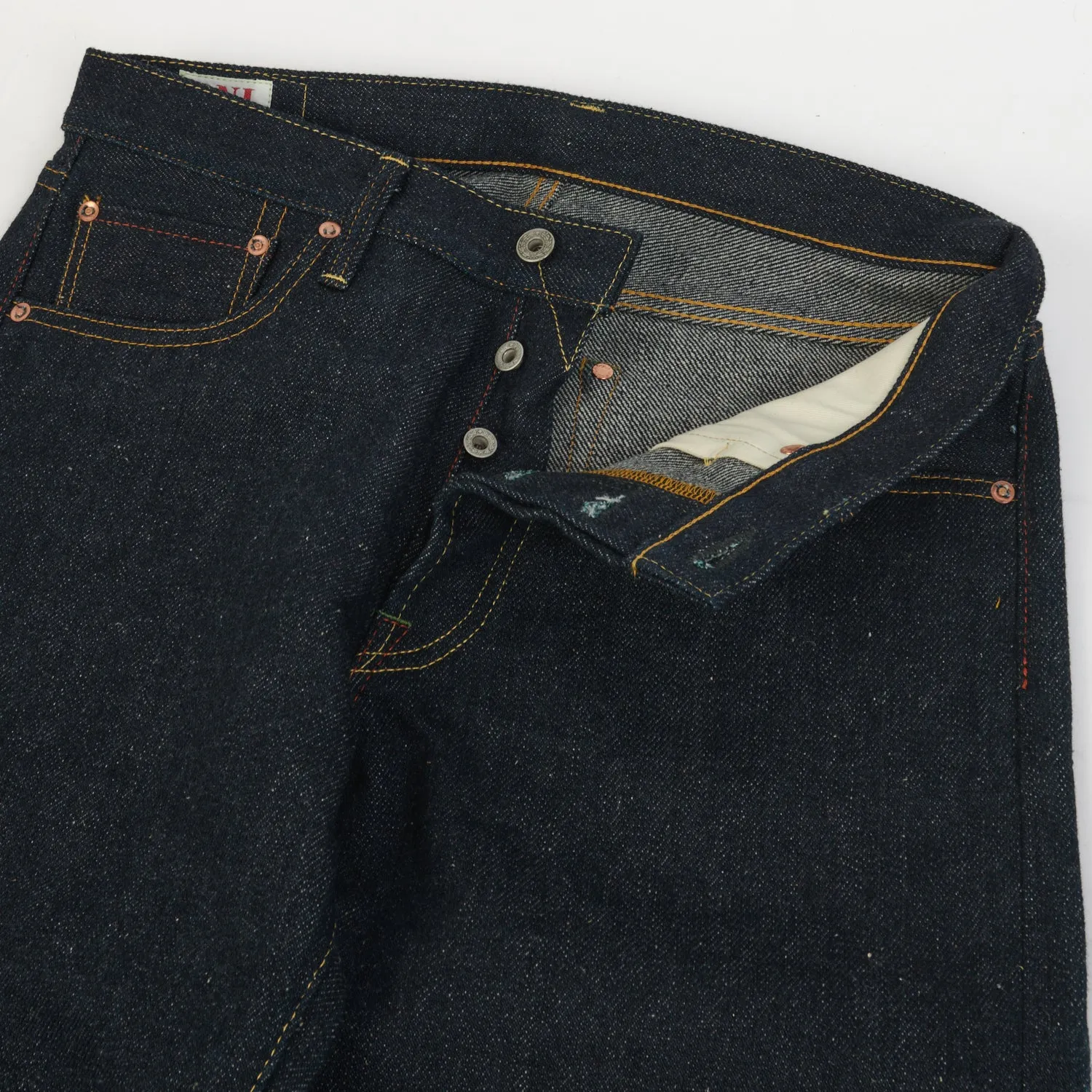 ONI Denim 575DGC Deep Green Cast 20oz Slim Straight Jean - Raw sold by Son of a Stag product image thumbnail 3