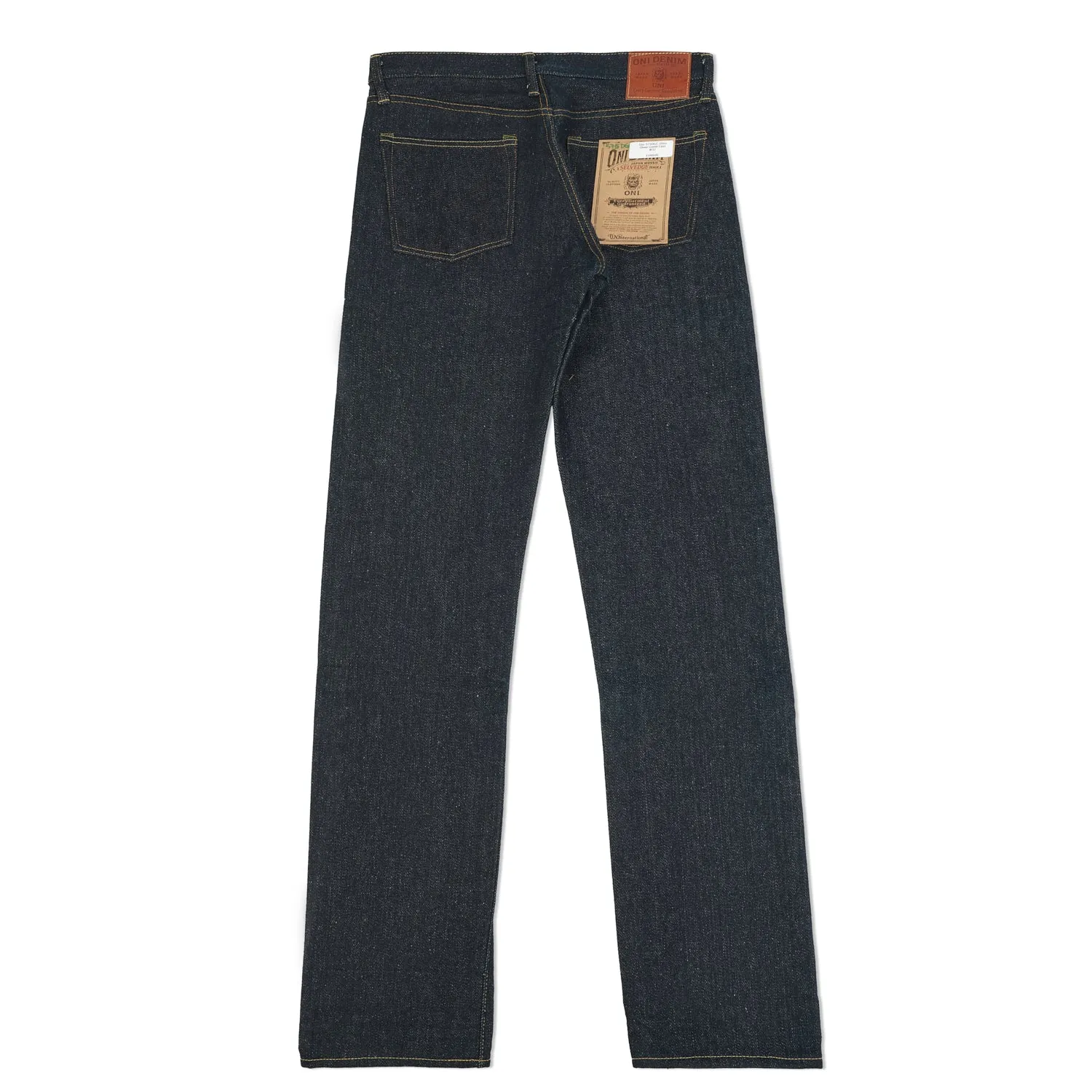 ONI Denim 575DGC Deep Green Cast 20oz Slim Straight Jean - Raw sold by Son of a Stag product image thumbnail 2