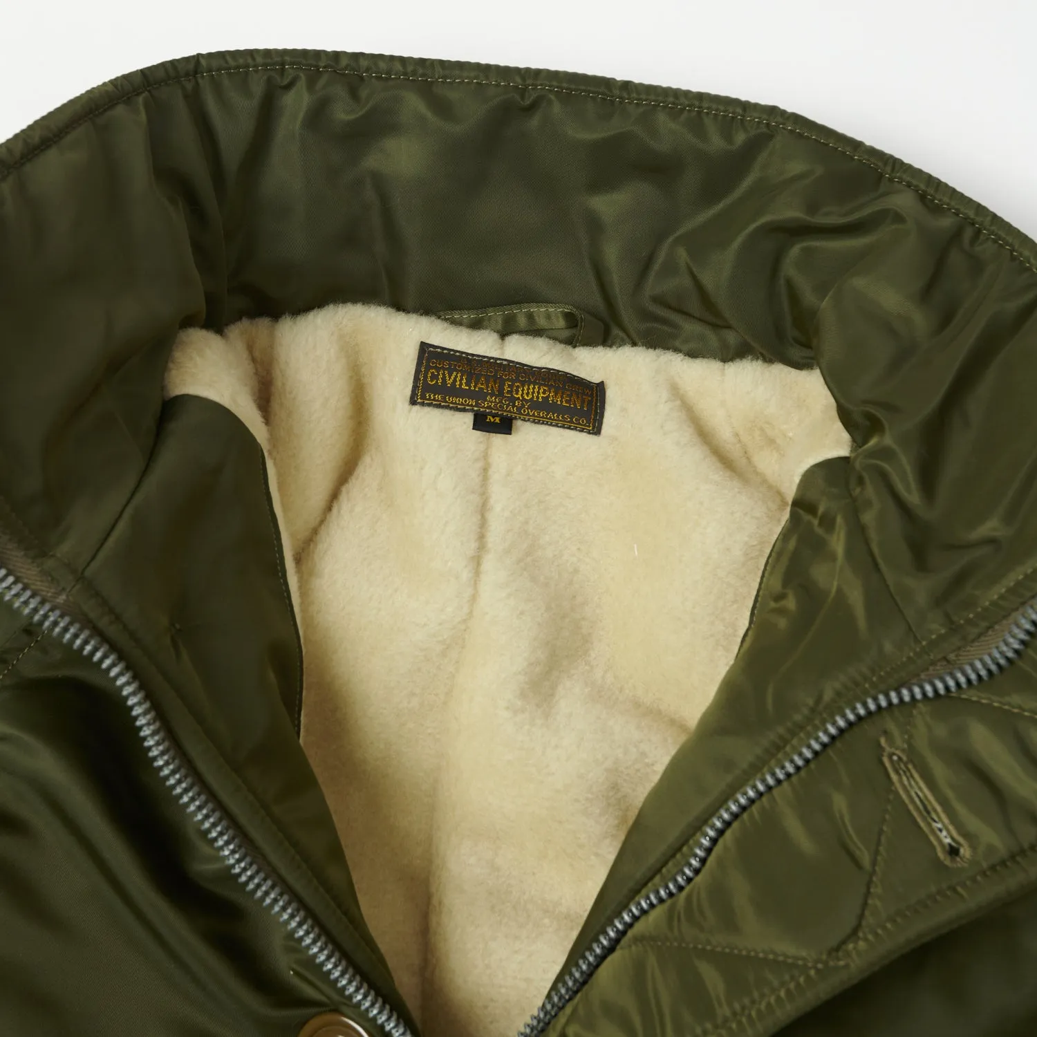 Freewheelers & Co Military ‘Cold Weather Air Crew' Jacket - Olive Drab sold by Son of a Stag product image thumbnail 2