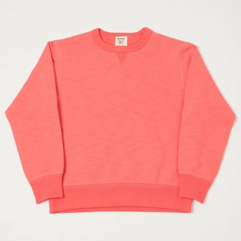 Jackman GG Crewneck Sweatshirt - Sunrise Pink sold by Son of a Stag