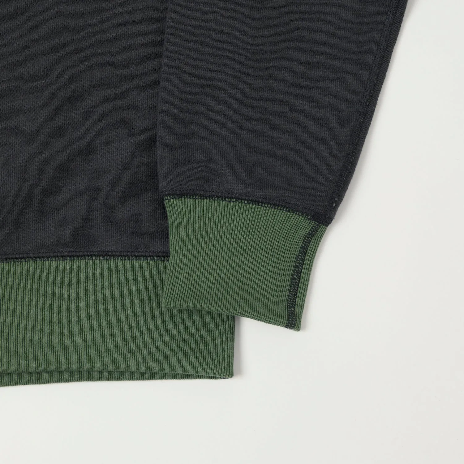 Jackman GG Crewneck Sweatshirt - Black/Green sold by Son of a Stag product image thumbnail 3