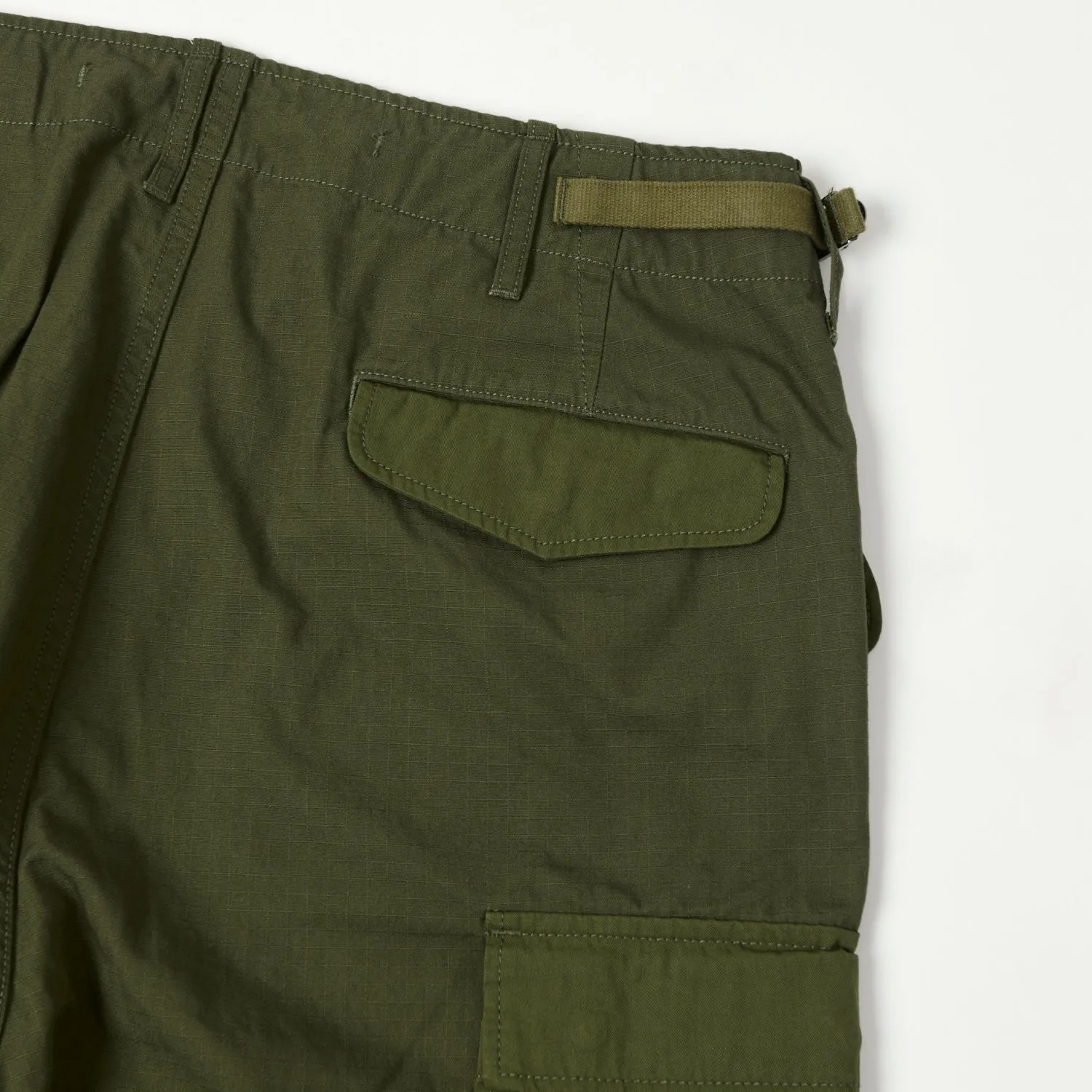 Nanamica Ripstop Cargo Pants - Olive Drab sold by Son of a Stag product image thumbnail 2