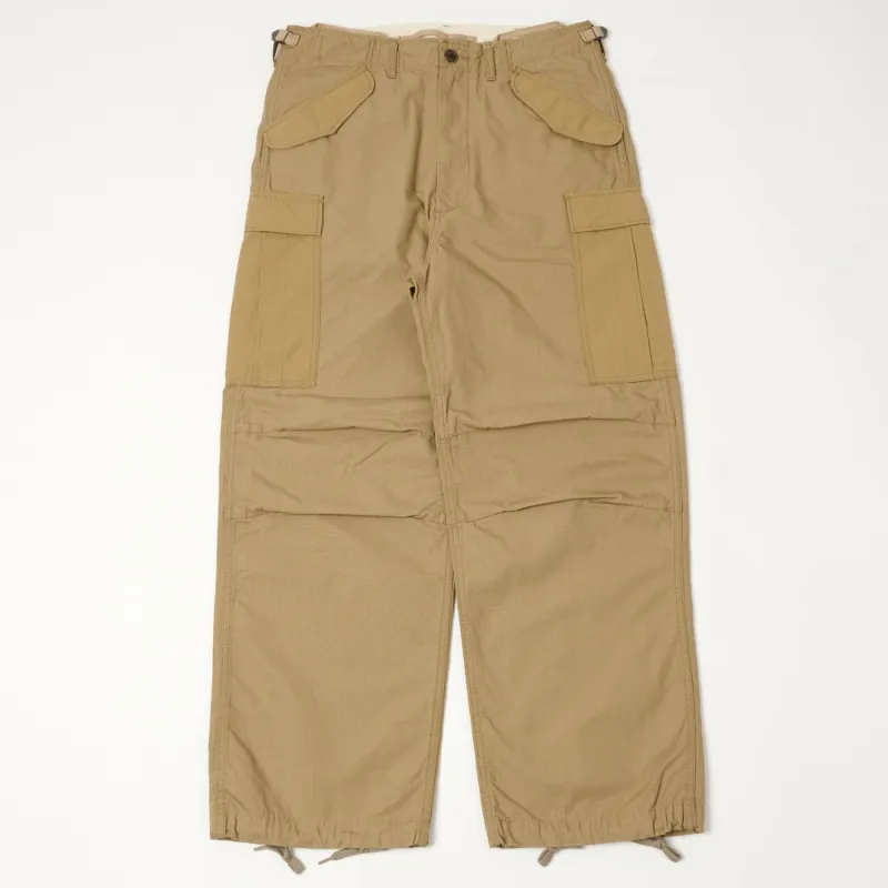 Nanamica Ripstop Cargo Pants - Beige sold by Son of a Stag