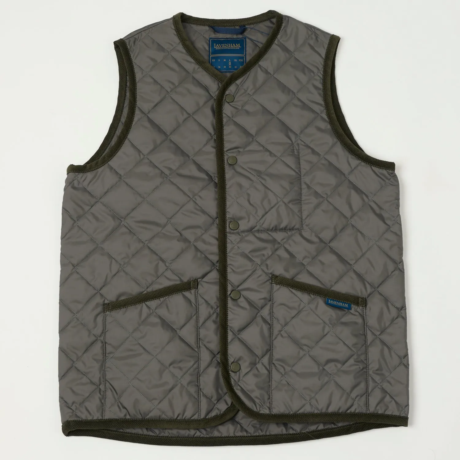 Lavenham Thornham Gilet - Regent Grey sold by Son of a Stag