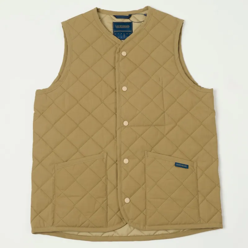 Lavenham Thornham Gilet - Dark Tan sold by Son of a Stag