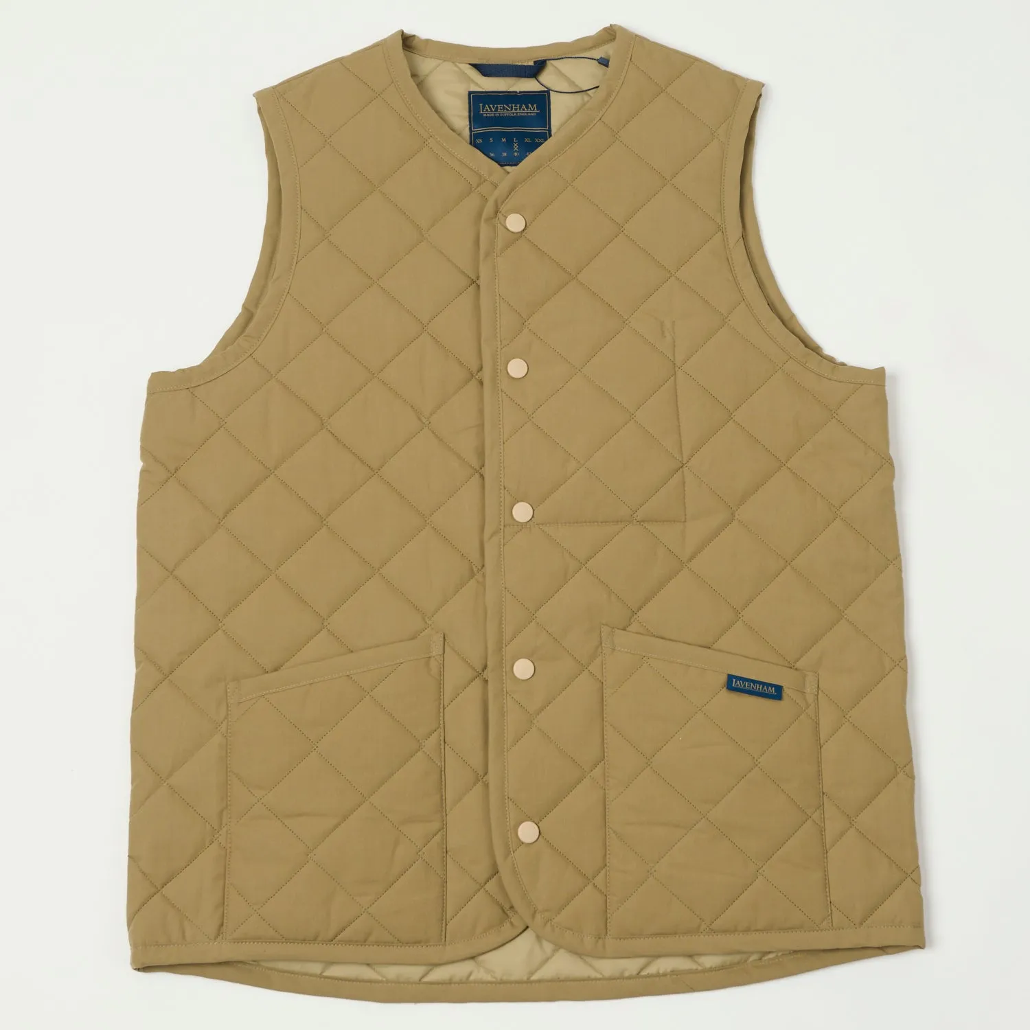 Lavenham Thornham Gilet - Dark Tan sold by Son of a Stag