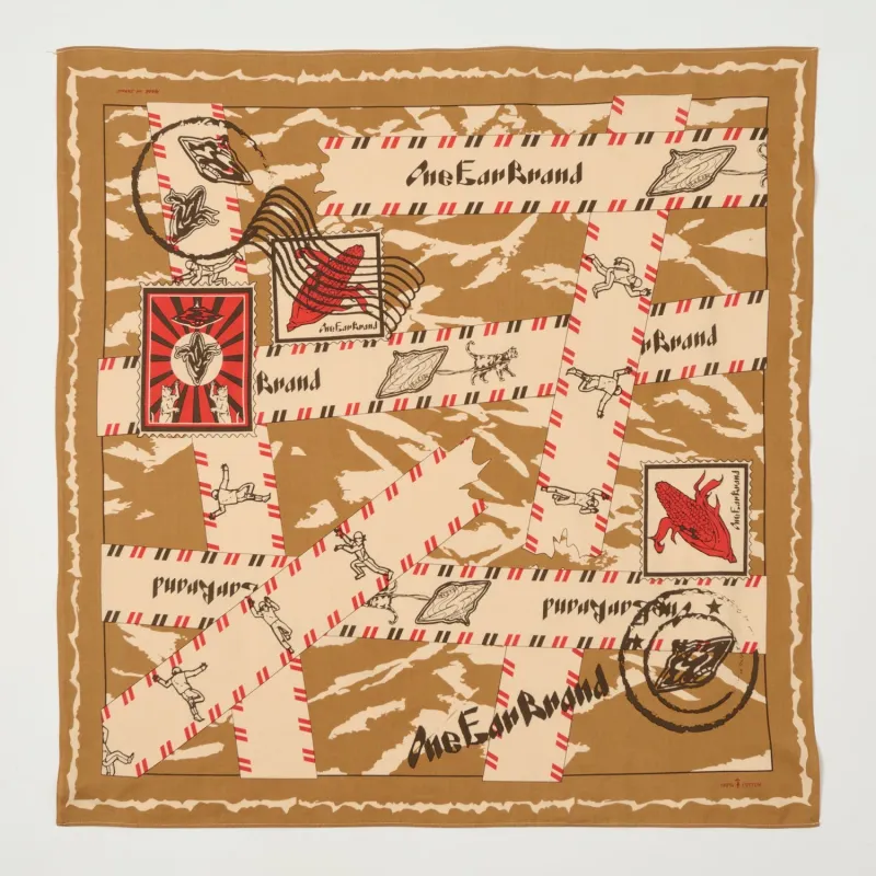 One Ear Brand 'Hermetic Gift Box' Bandana - Craft sold by Son of a Stag