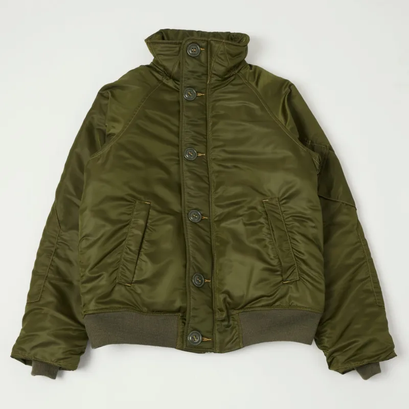 Freewheelers & Co ‘USAF Air Crew' Cold Weather Jacket - Khaki Olive sold by Son of a Stag