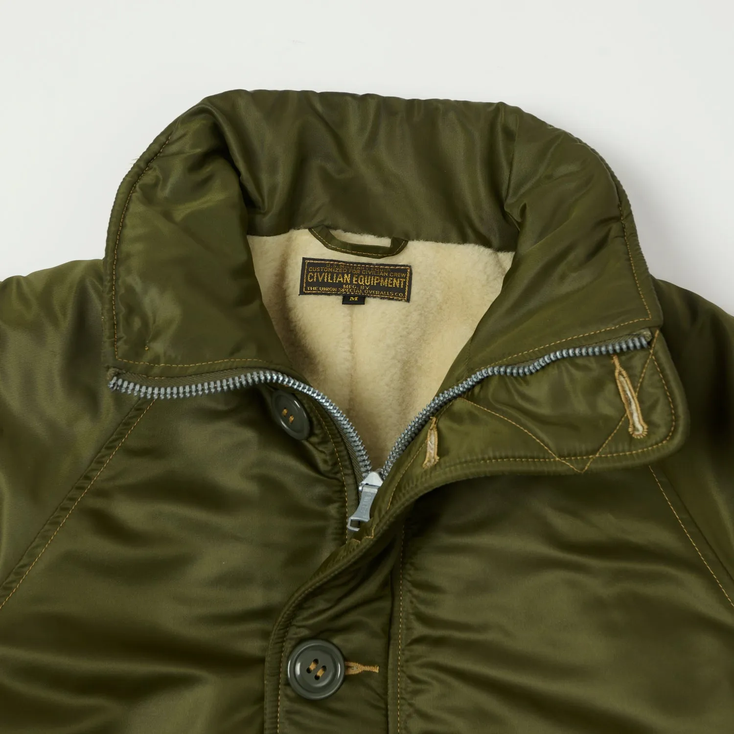 Freewheelers & Co ‘USAF Air Crew' Cold Weather Jacket - Khaki Olive sold by Son of a Stag product image thumbnail 2