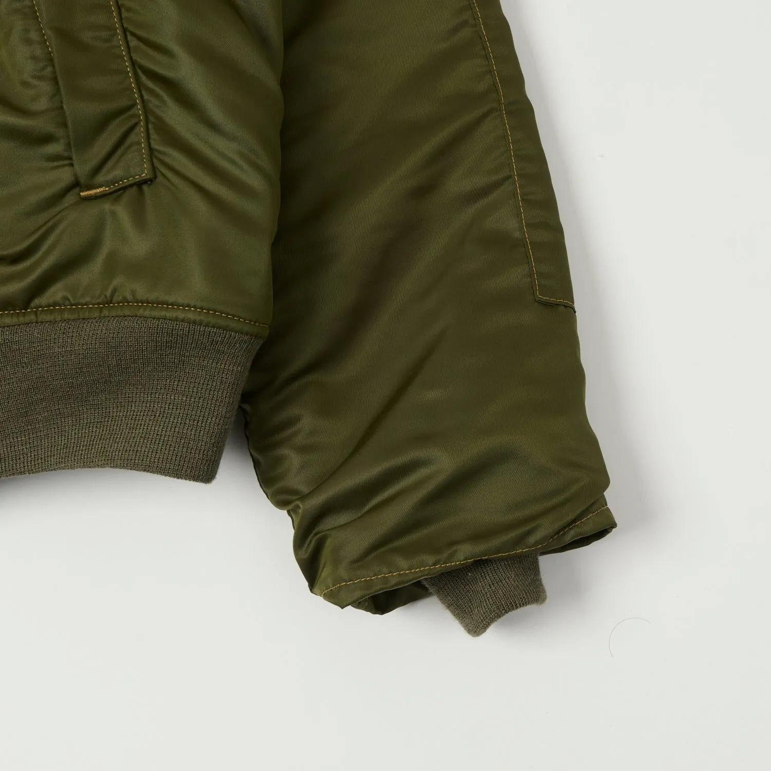 Freewheelers & Co ‘USAF Air Crew' Cold Weather Jacket - Khaki Olive sold by Son of a Stag product image thumbnail 3