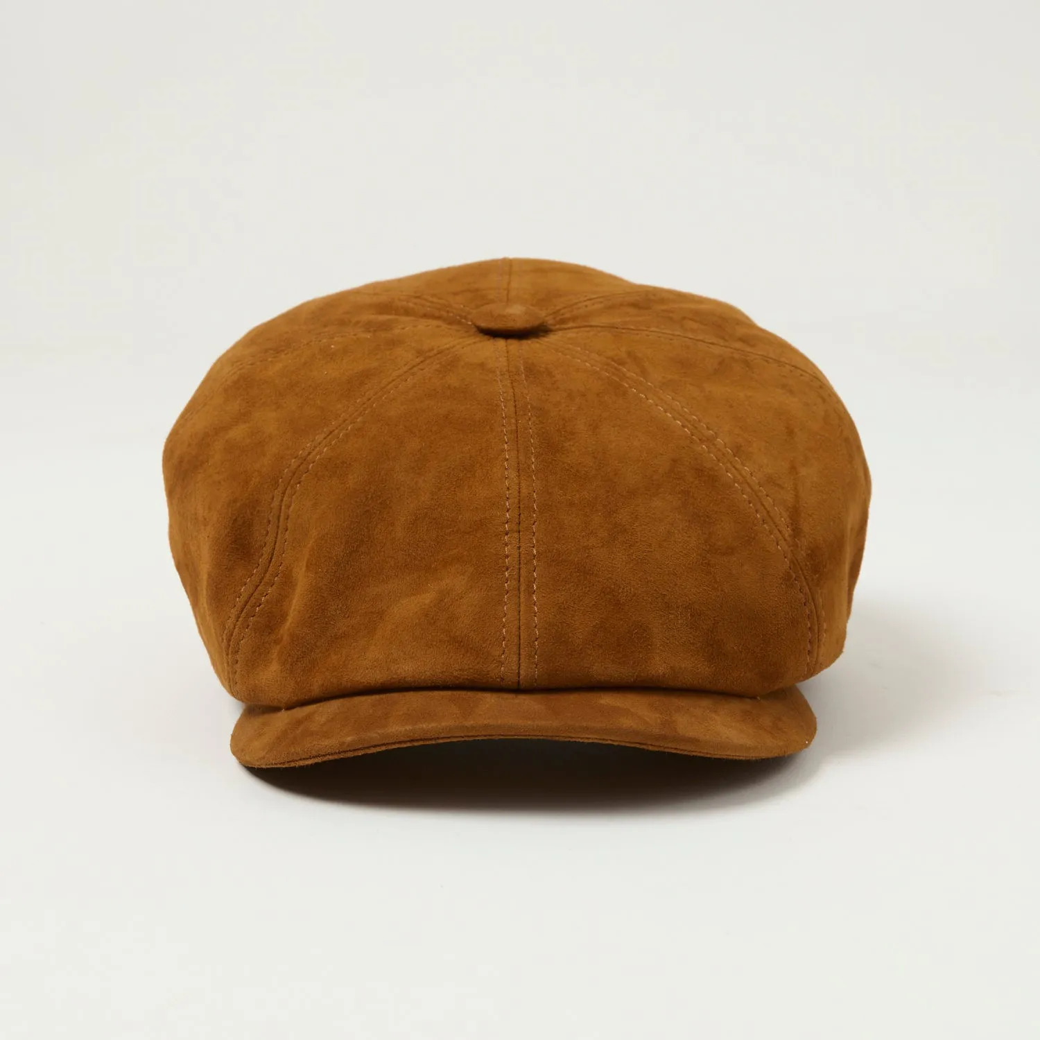Stetson Hatteras Goat Suede Flat Cap - Brown sold by Son of a Stag product image thumbnail 2