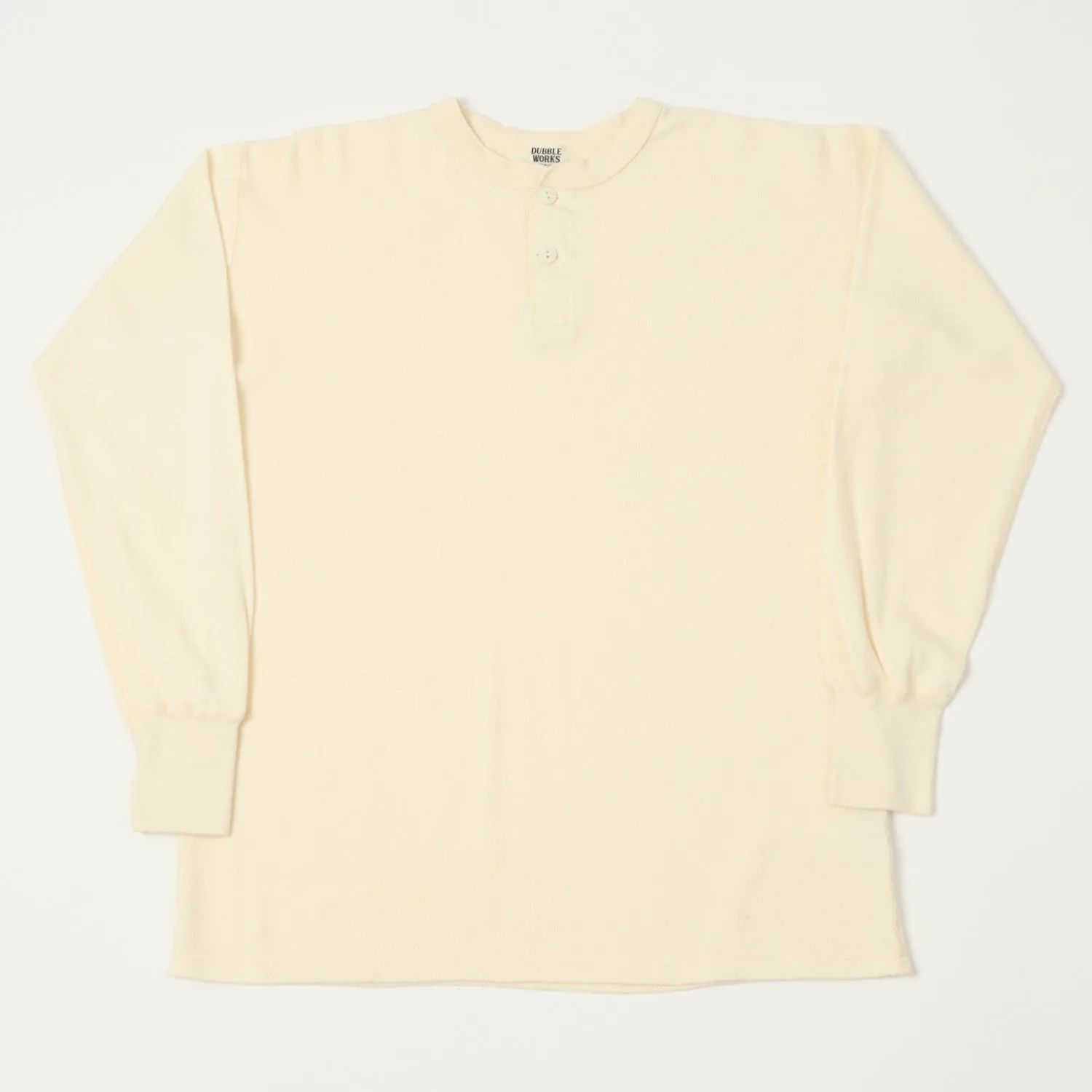 Dubbleworks Long Sleeve Thermal Henley - Kinari sold by Son of a Stag