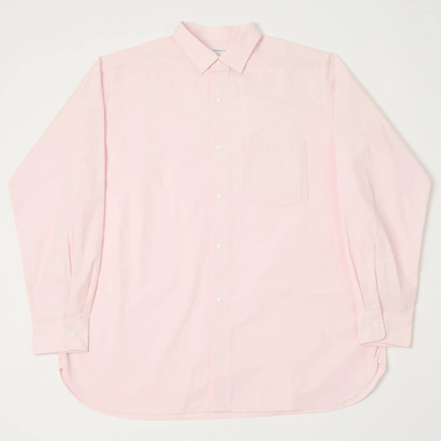 Nanamica Button Up Wind Shirt - Pink sold by Son of a Stag