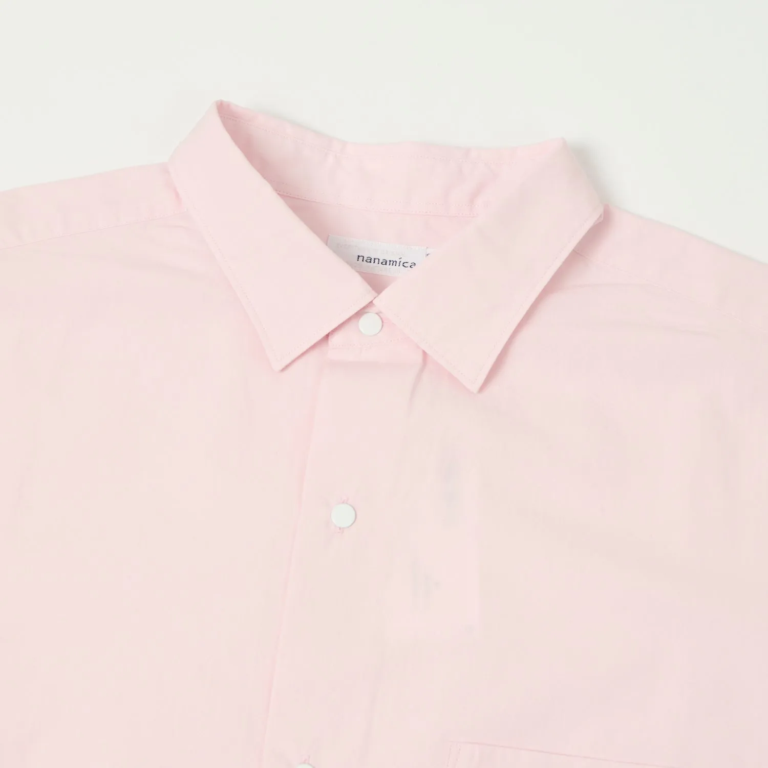 Nanamica Button Up Wind Shirt - Pink sold by Son of a Stag product image thumbnail 2