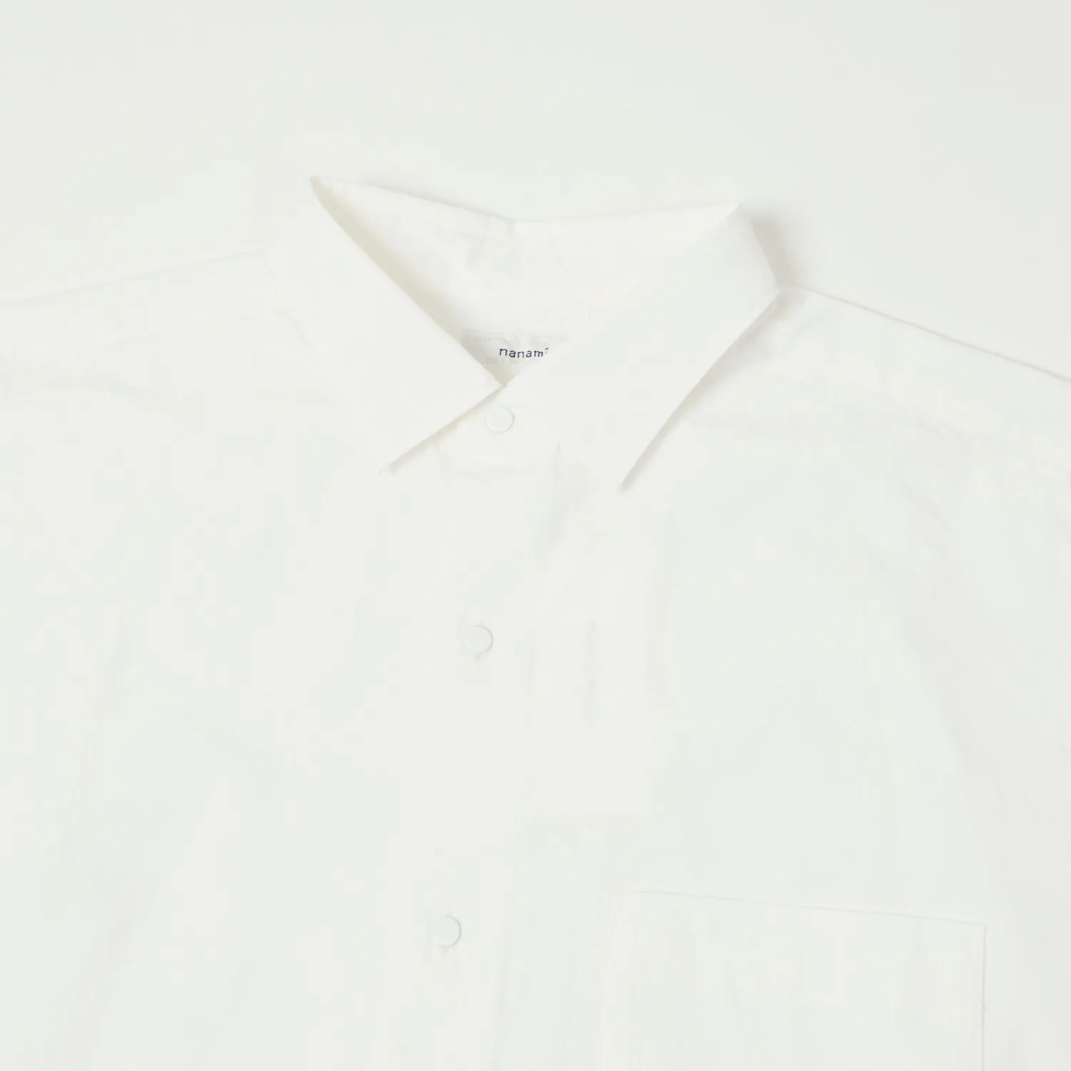 Nanamica Button Up Wind Shirt - Off White sold by Son of a Stag product image thumbnail 2