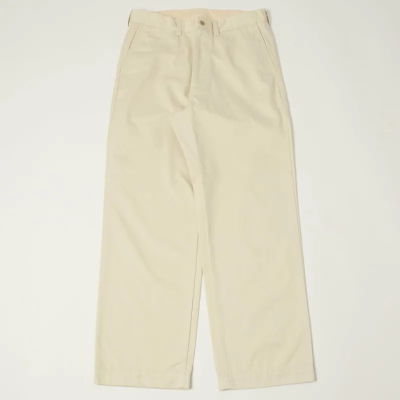 Nanamica Wide Straight Chino Pants - Dry Sand made by Nanamica