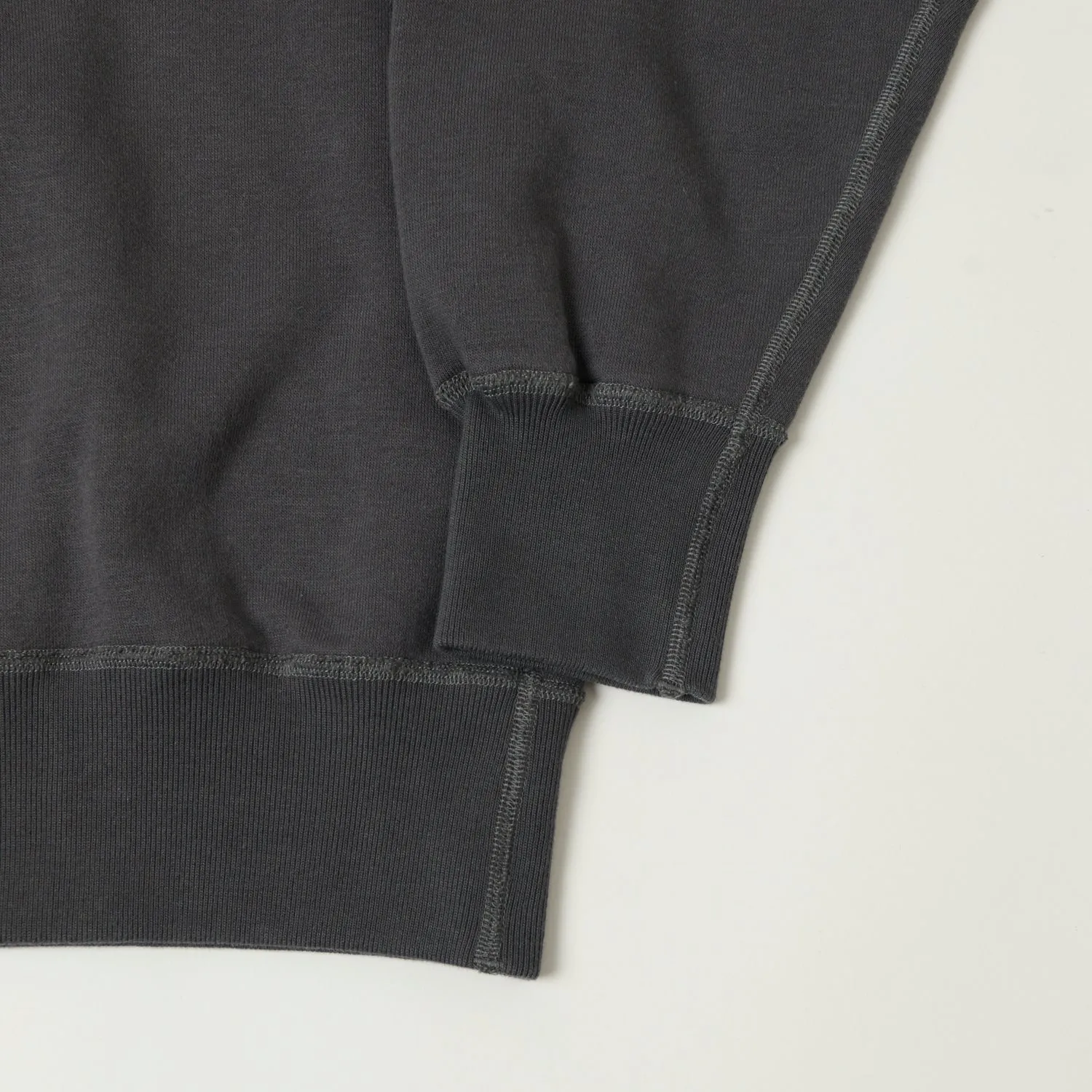 Nanamica Reversible Half Zip Sweatshirt - Charcoal Gray sold by Son of a Stag product image thumbnail 3