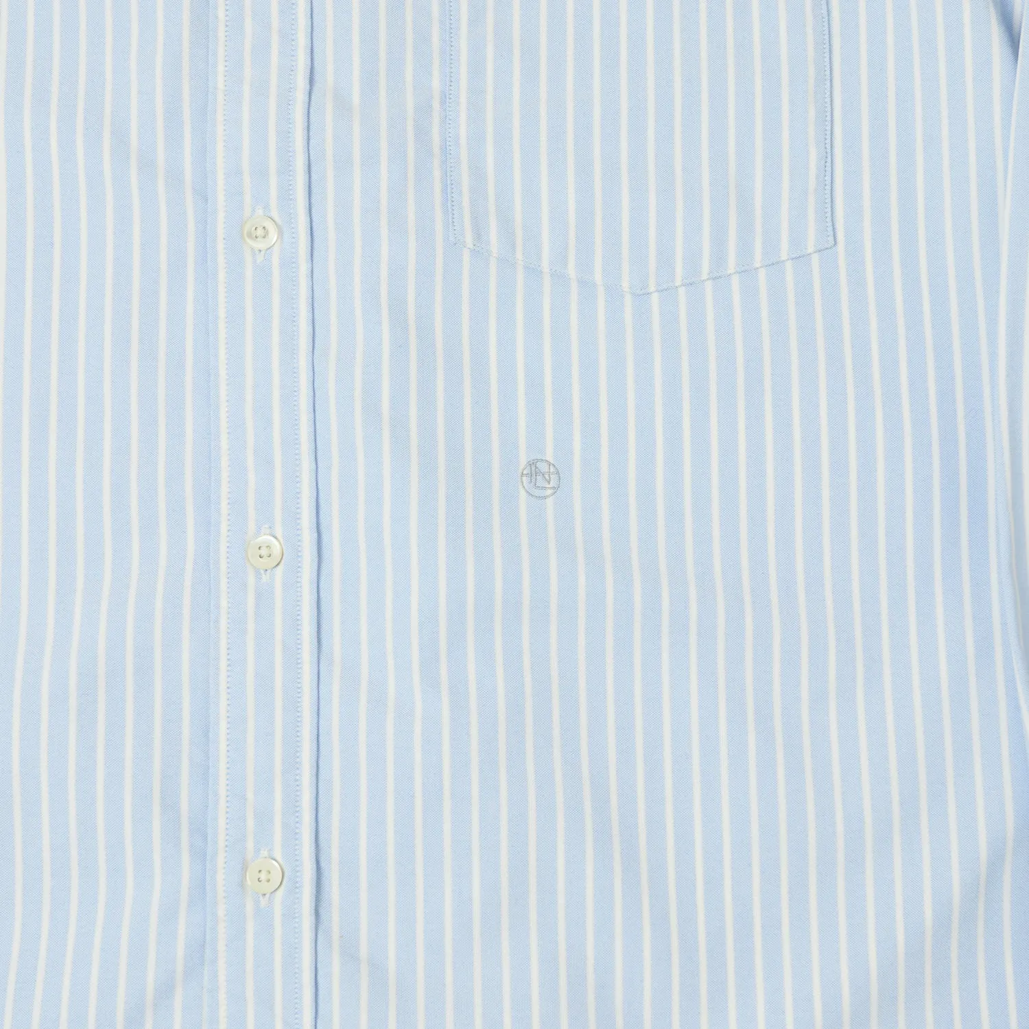 Nanamica Button Down Stripe Wind Shirt - Navy sold by Son of a Stag product image thumbnail 4