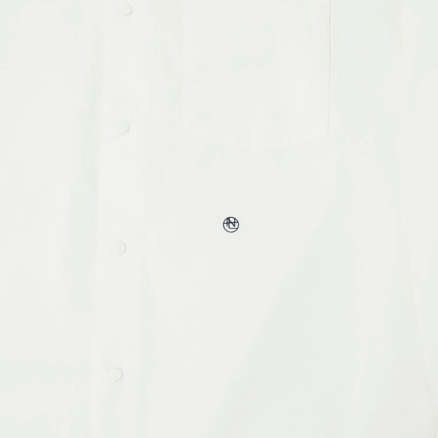 Nanamica Band Collar Wind Shirt - Off White sold by Son of a Stag product image thumbnail 4