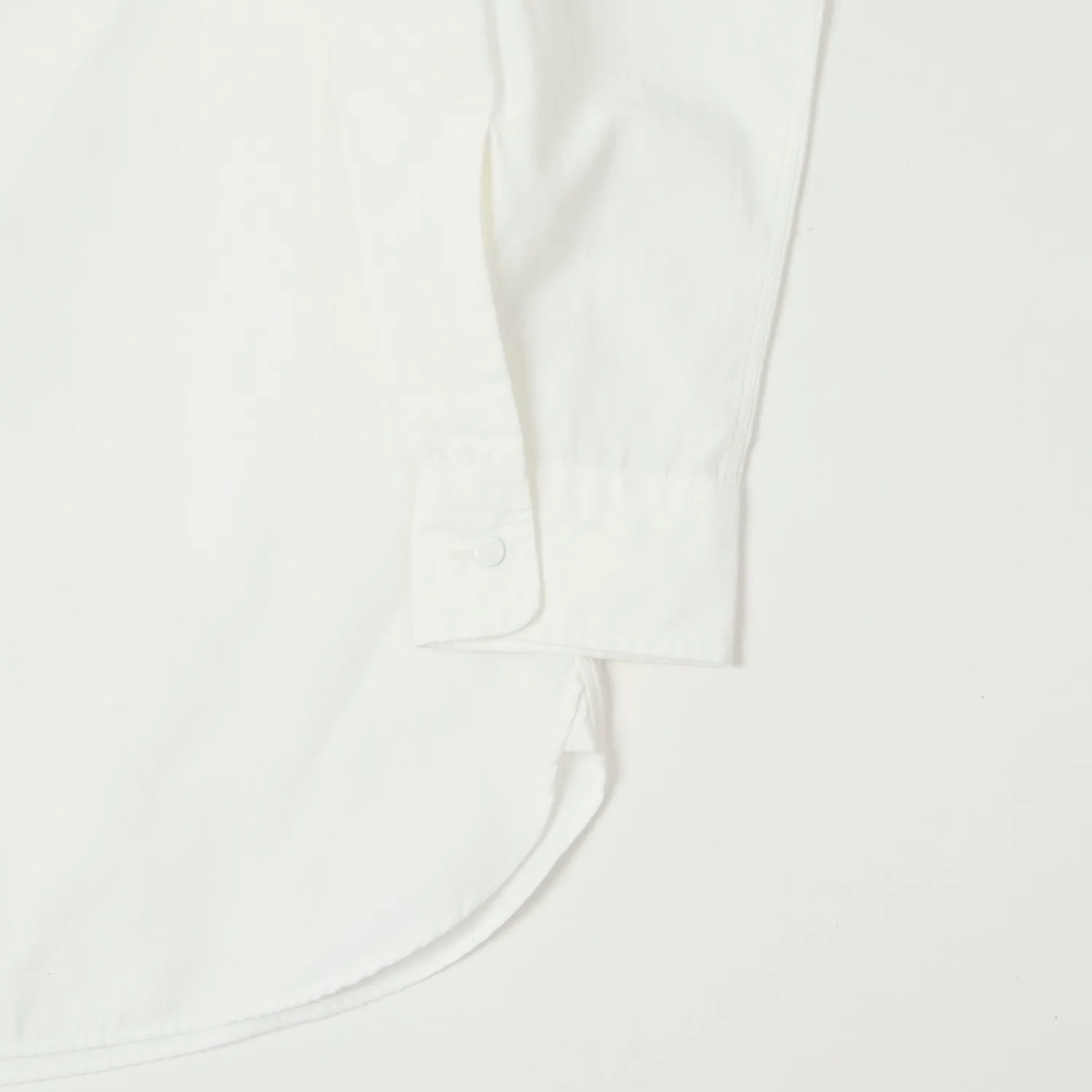 Nanamica Band Collar Wind Shirt - Off White sold by Son of a Stag product image thumbnail 3