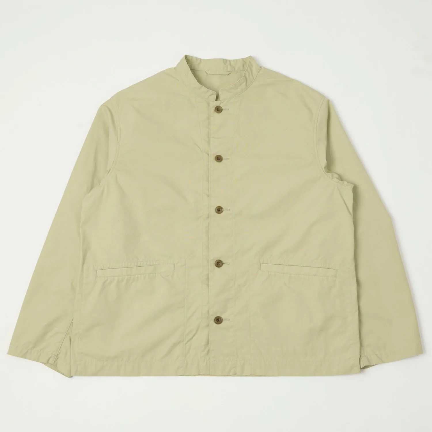 Nanamica Band Collar Shirt Jacket - Light Green sold by Son of a Stag