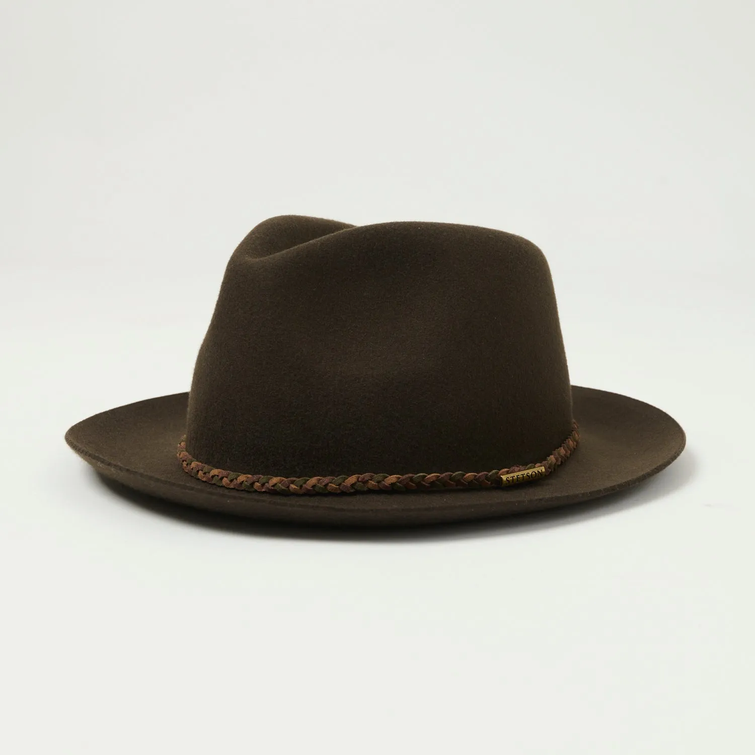 Stetson Davenport Traveller Fedora Hat - Olive sold by Son of a Stag