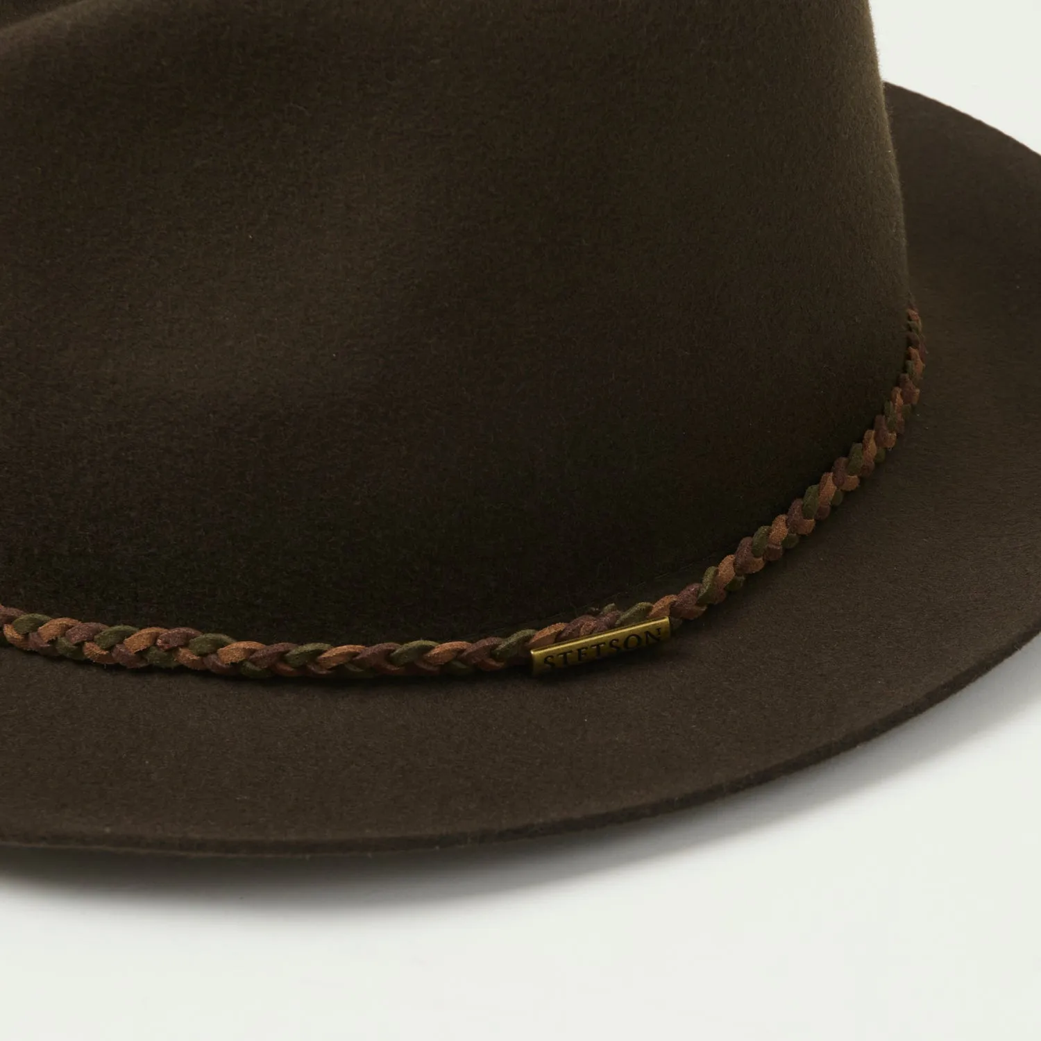 Stetson Davenport Traveller Fedora Hat - Olive sold by Son of a Stag product image thumbnail 2
