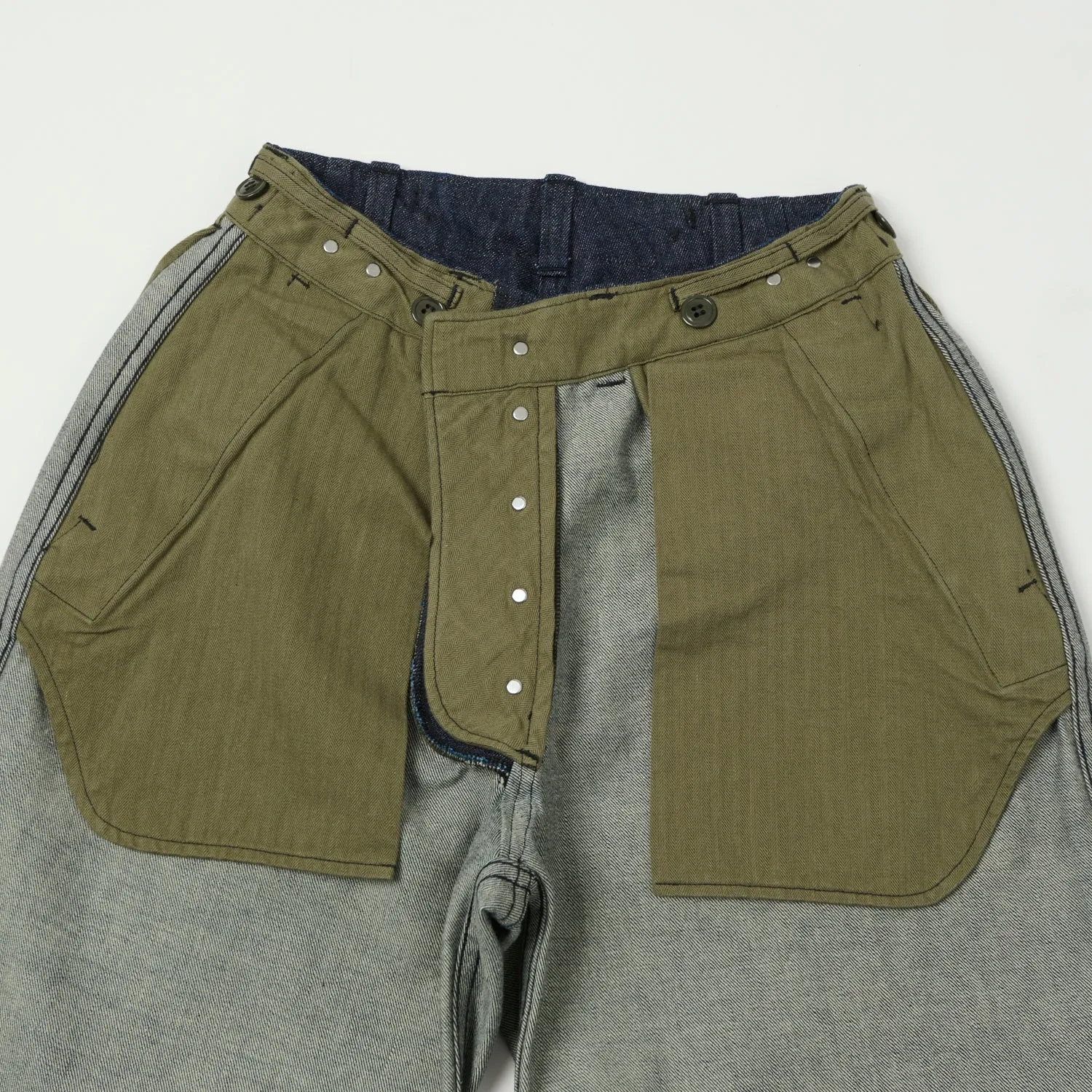 Buzz Rickson's Civillian Model M-43 Denim Trousers - One Wash sold by Son of a Stag product image thumbnail 4