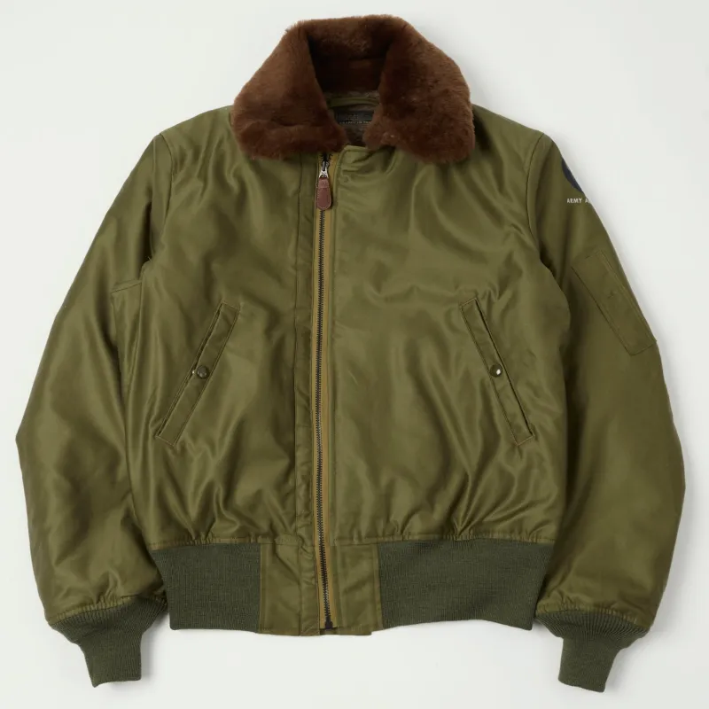 Buzz Rickson's 'Rough Wear Clothing Co' B-15 Flight Jacket - Olive Drab made by Buzz Rickson’s
