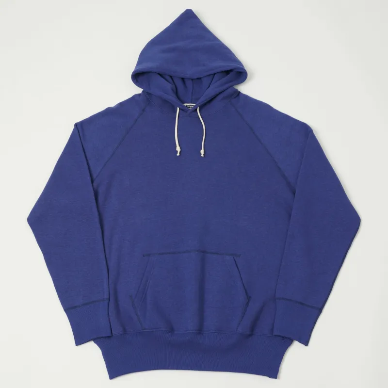 Denime Lot. 262 4-Needle Hooded Sweatshirt - Blue sold by Son of a Stag