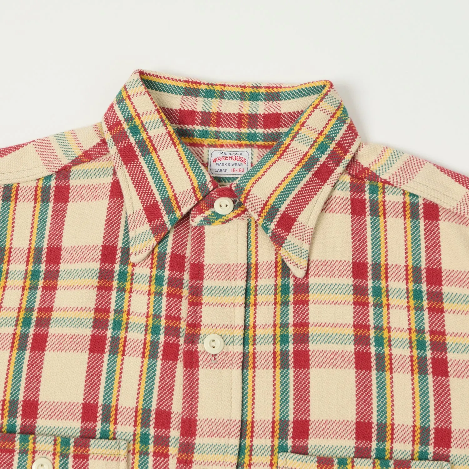 Warehouse & Co 3104 Plaid Flannel Shirt - Red/Yellow sold by Son of a Stag product image thumbnail 2