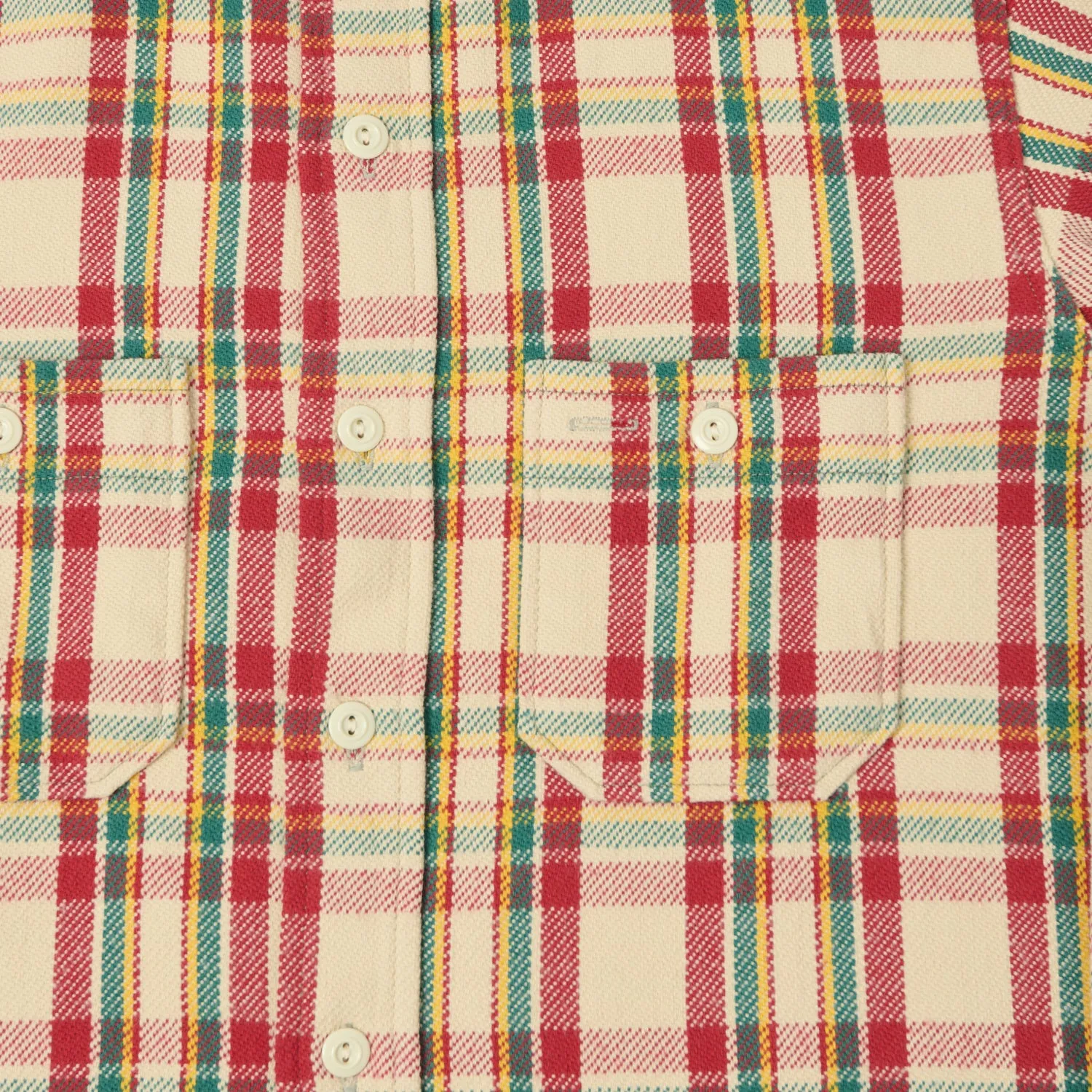 Warehouse & Co 3104 Plaid Flannel Shirt - Red/Yellow sold by Son of a Stag product image thumbnail 4