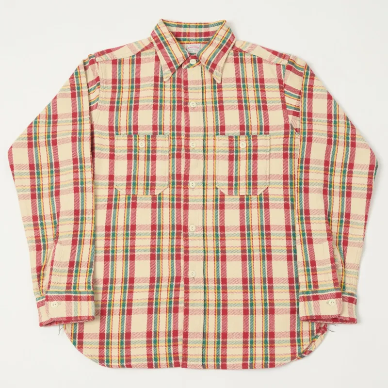 Warehouse & Co 3104 Plaid Flannel Shirt - Red/Yellow sold by Son of a Stag