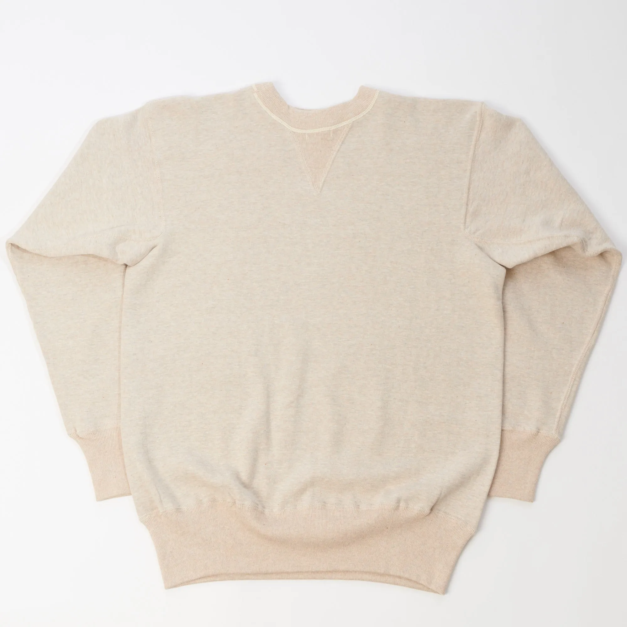 Warehouse & Co 403 Plain Sweatshirt - Oatmeal sold by Son of a Stag product image thumbnail 3