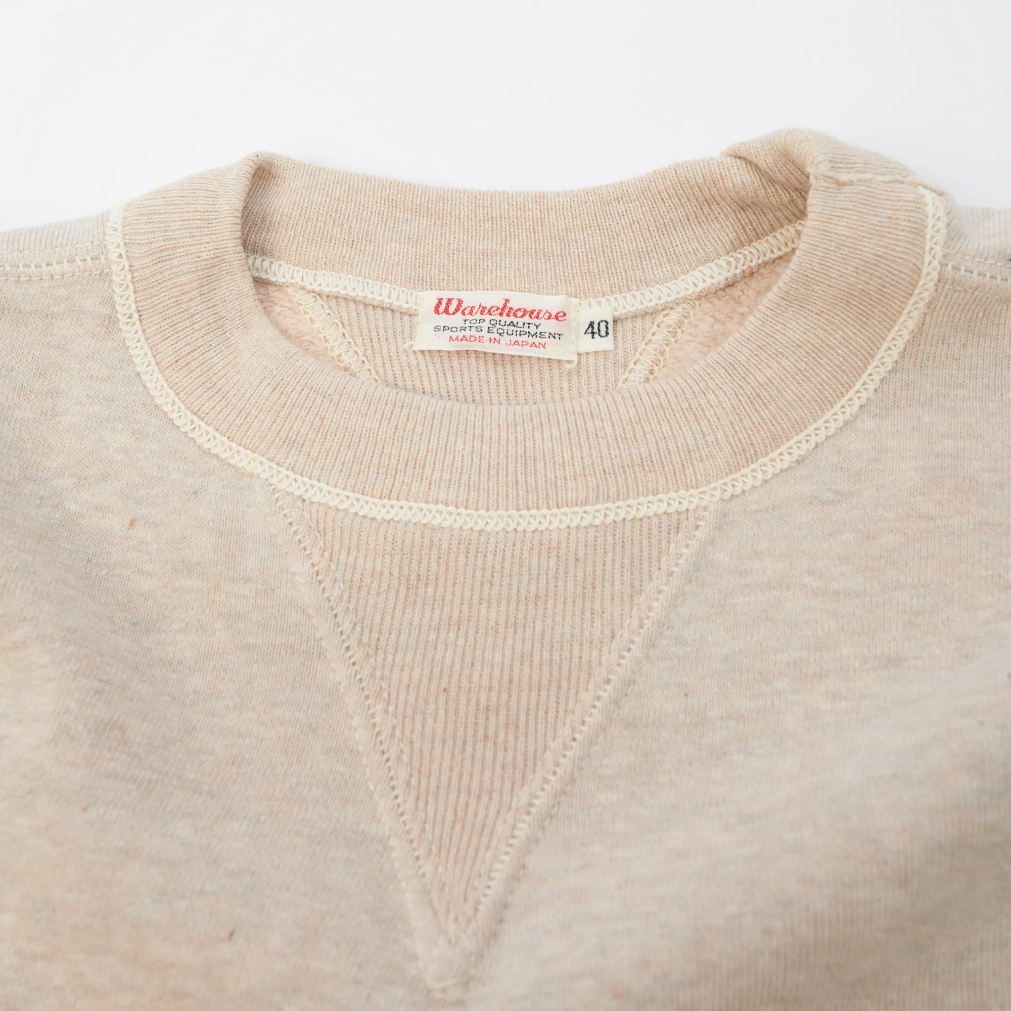 Warehouse & Co 403 Plain Sweatshirt - Oatmeal sold by Son of a Stag product image thumbnail 2