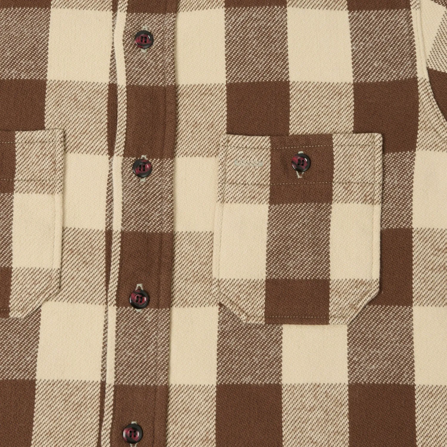 Warehouse & Co 3104 Buffalo Check Flannel Shirt - Brown sold by Son of a Stag product image thumbnail 4