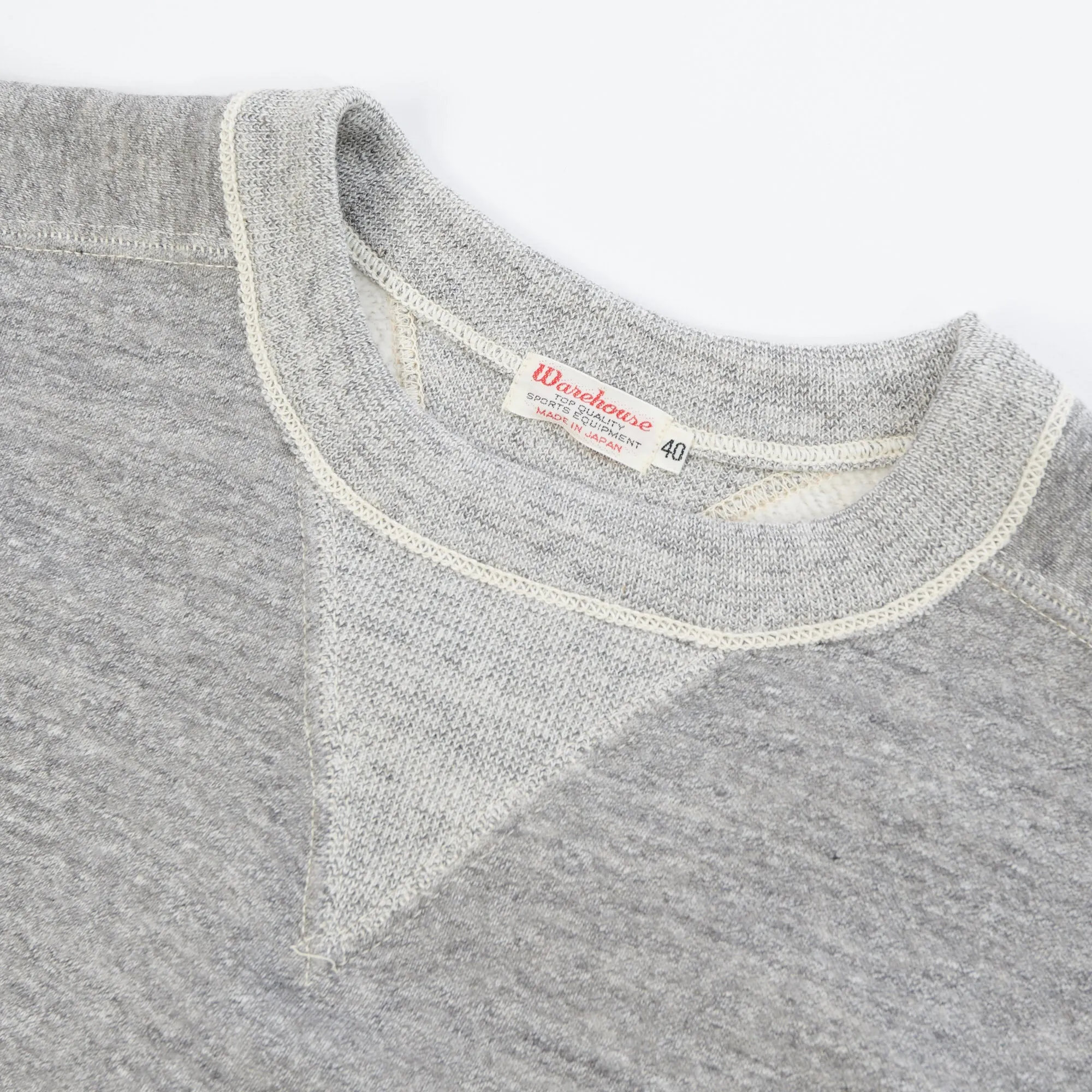 Warehouse & Co 404 Freedom Sleeve Sweatshirt - Heather Grey sold by Son of a Stag product image thumbnail 2