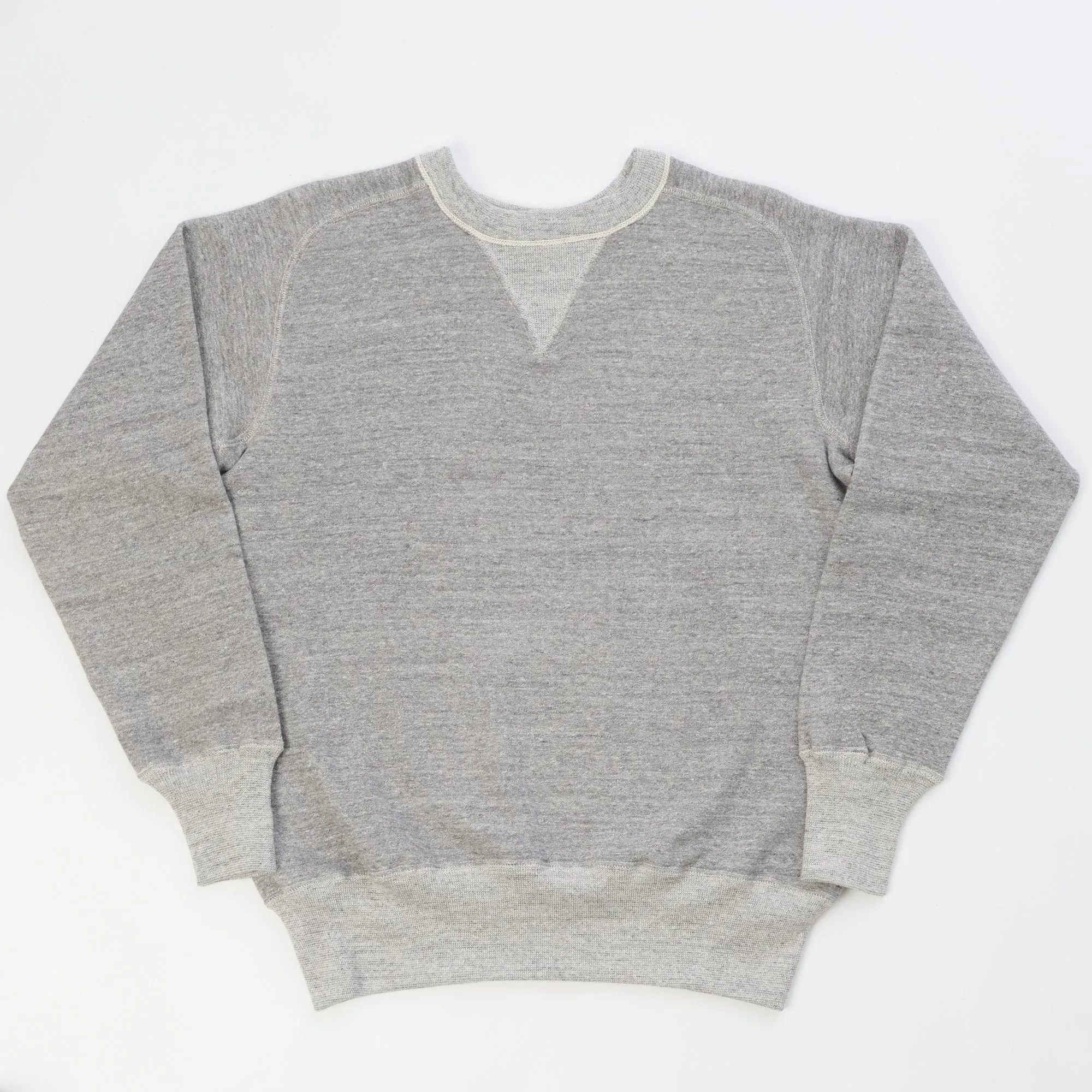 Warehouse & Co 404 Freedom Sleeve Sweatshirt - Heather Grey sold by Son of a Stag