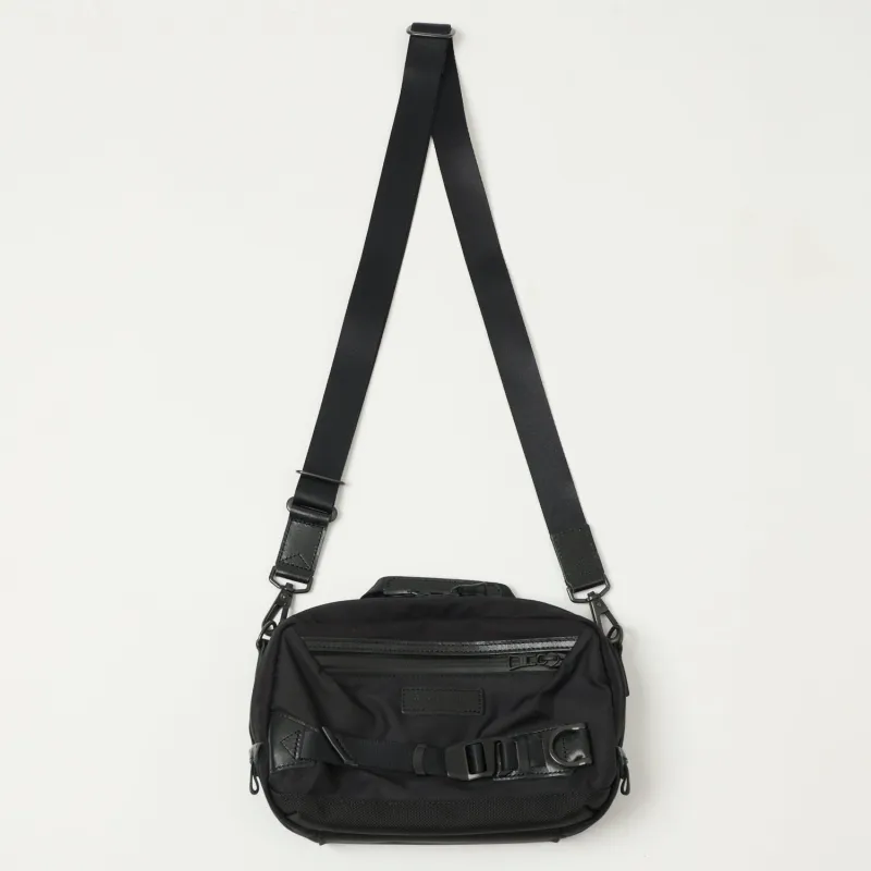 Master-Piece 01757-V3 Potential 2-Way Mini Shoulder Bag - Black sold by Son of a Stag