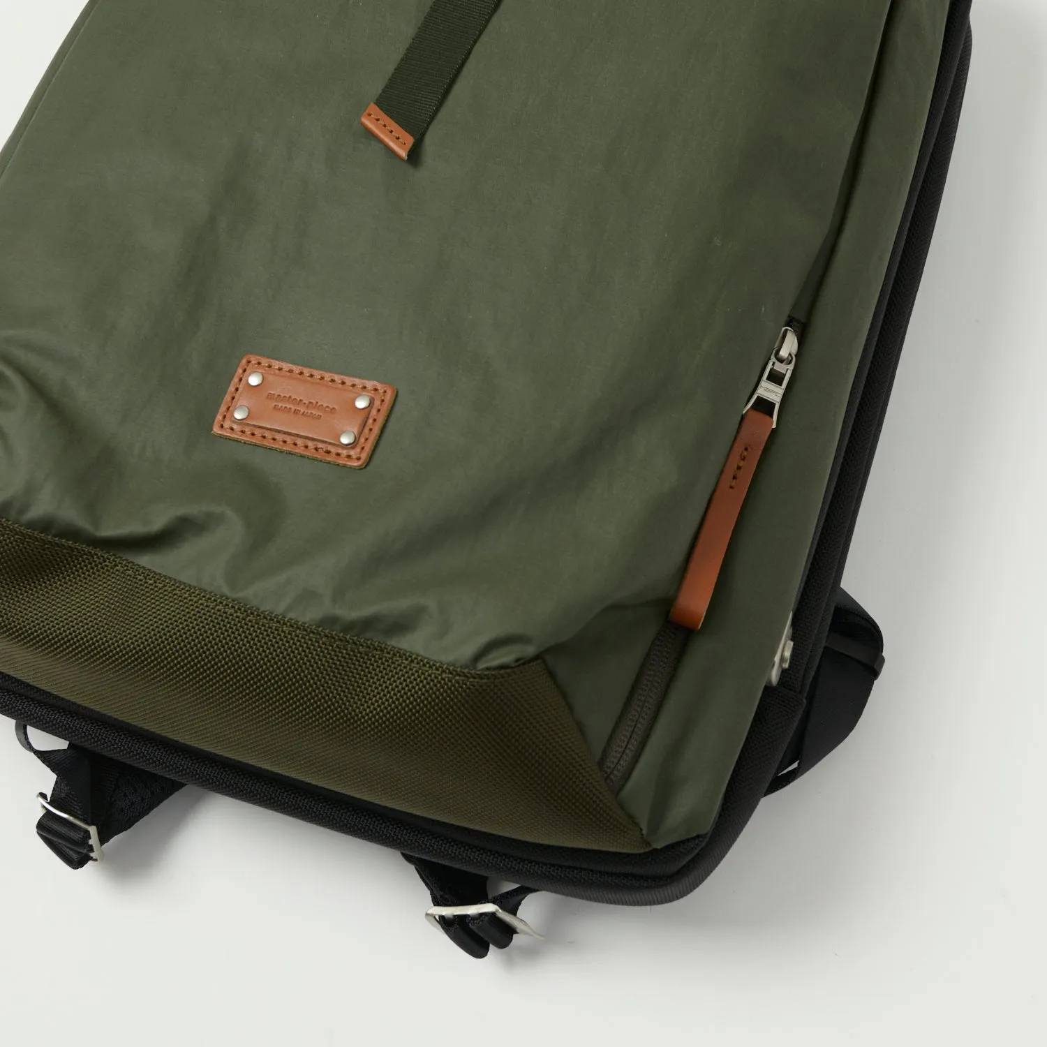 Master-Piece 04071 Medium Bump Backpack - Khaki sold by Son of a Stag product image thumbnail 2