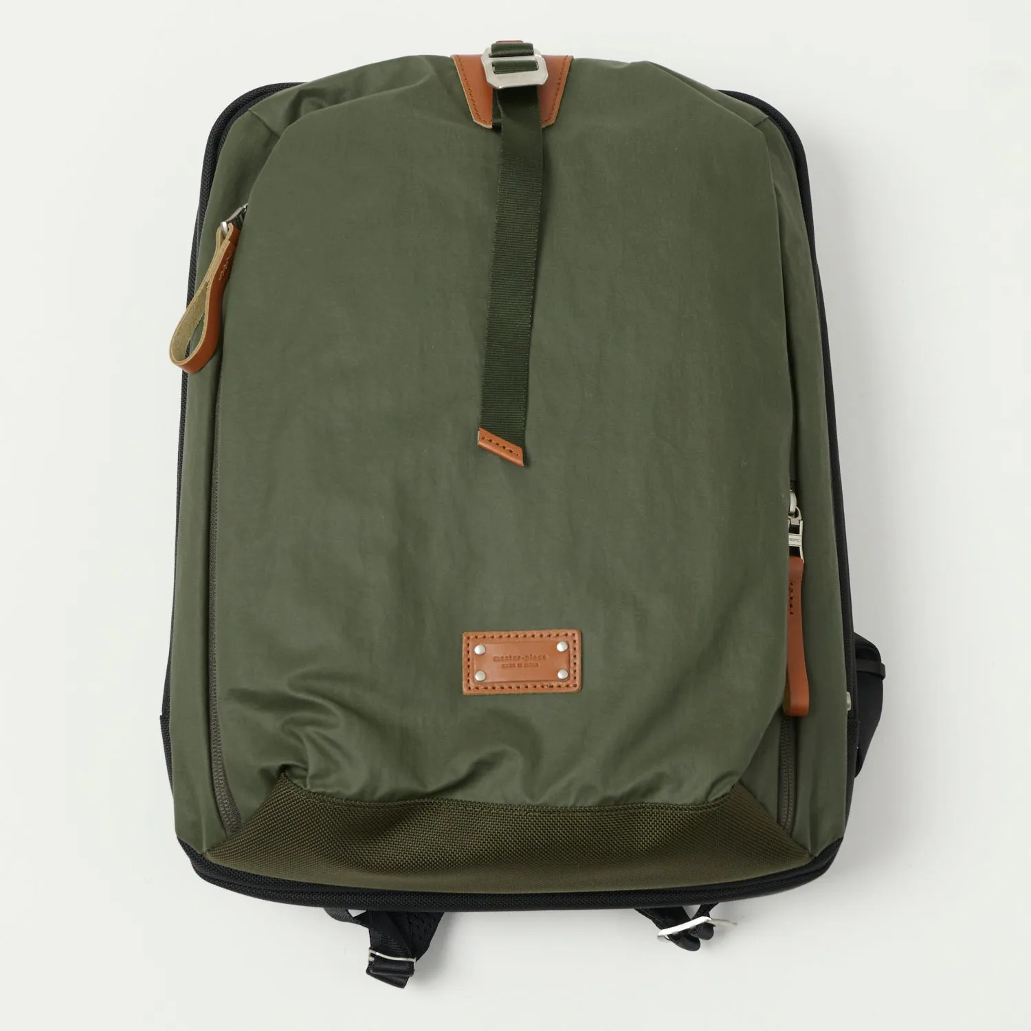 Master-Piece 04071 Medium Bump Backpack - Khaki sold by Son of a Stag