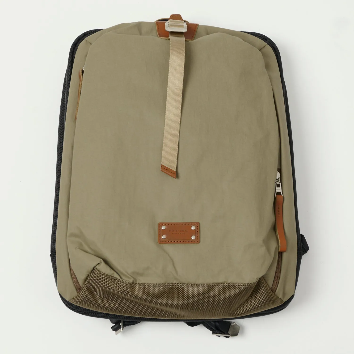 Master-Piece 04071 Medium Bump Backpack - Beige sold by Son of a Stag