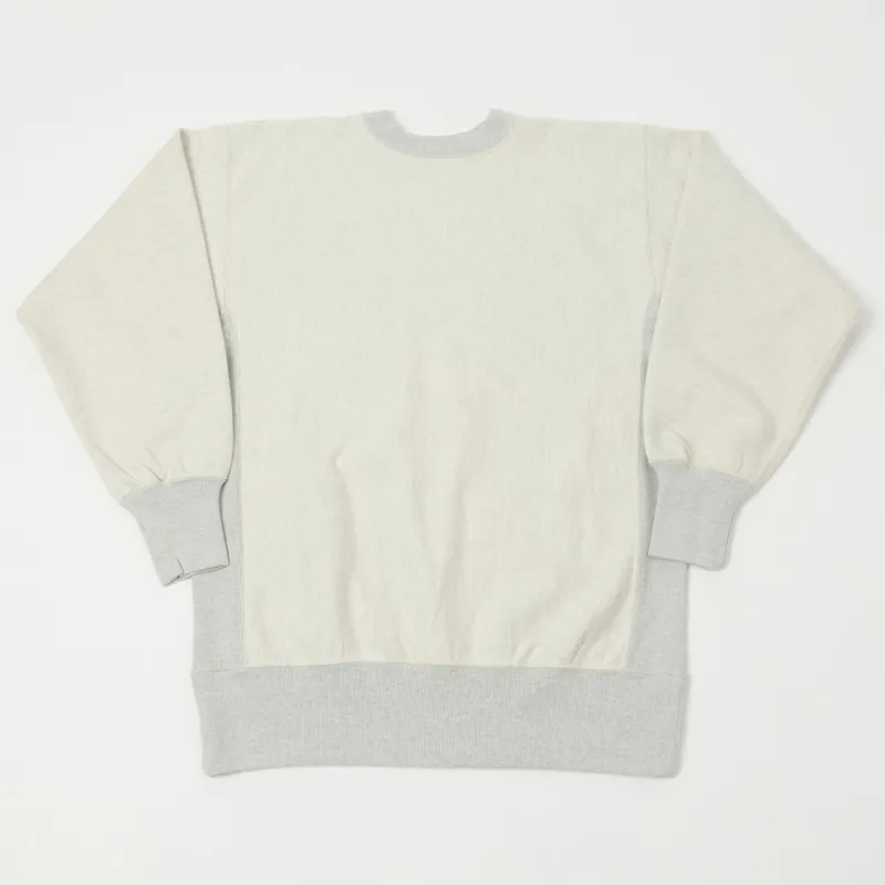 FULLCOUNT 3755 Heavyweight Crewneck Sweatshirt - Oatmeal sold by Son of a Stag