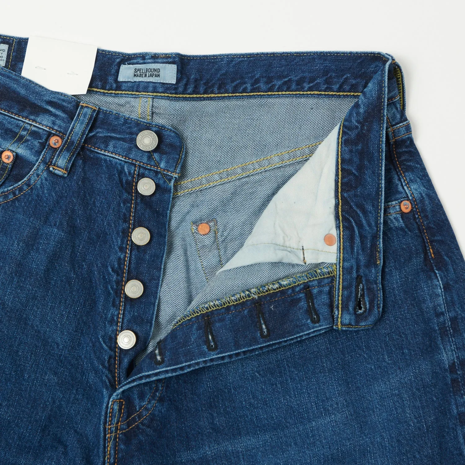 Spellbound 215C 12oz Wide Straight Jean - Used Wash sold by Son of a Stag product image thumbnail 5