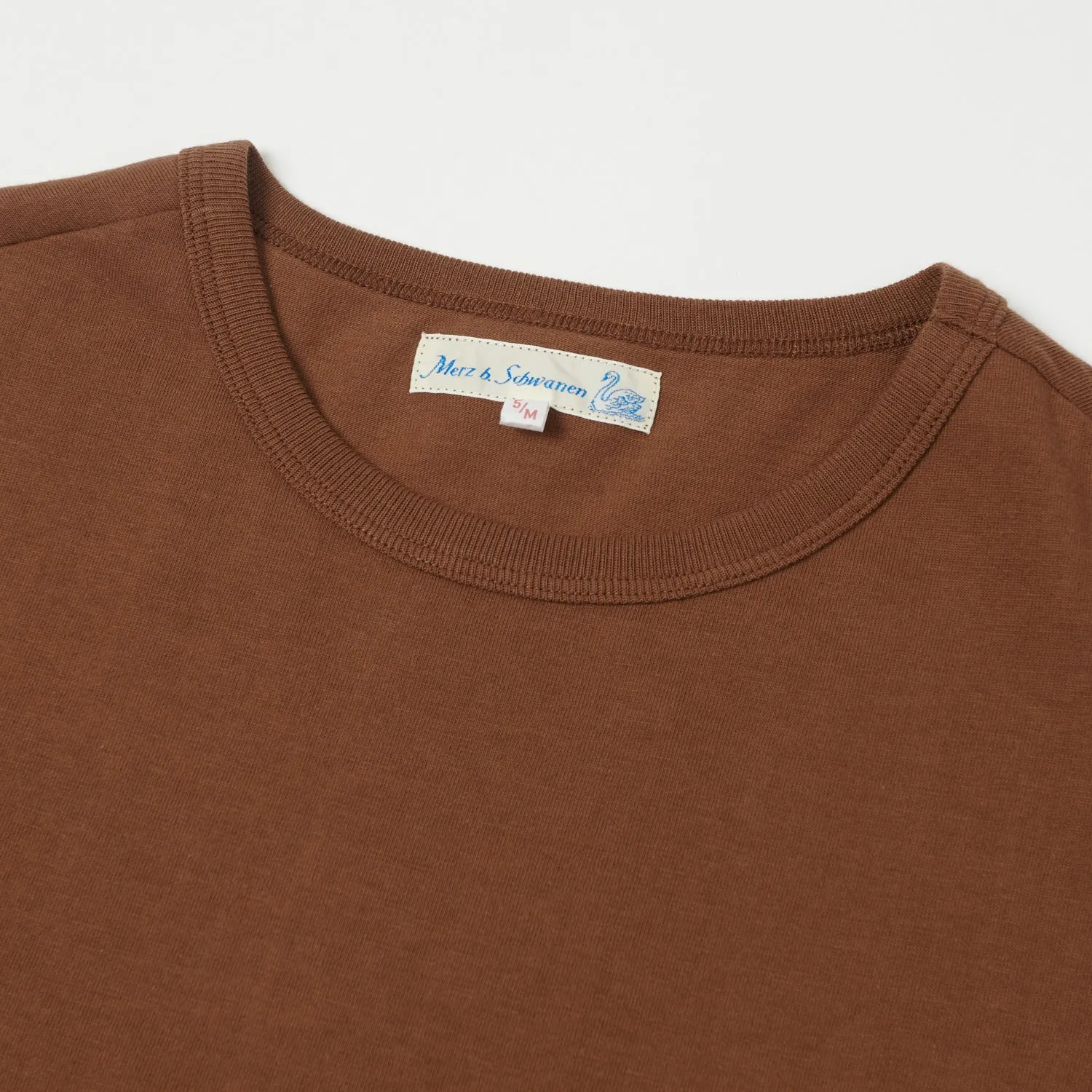 Merz b. Schwanen 1950s Classic Lightweight T-Shirt - Tan sold by Son of a Stag product image thumbnail 2
