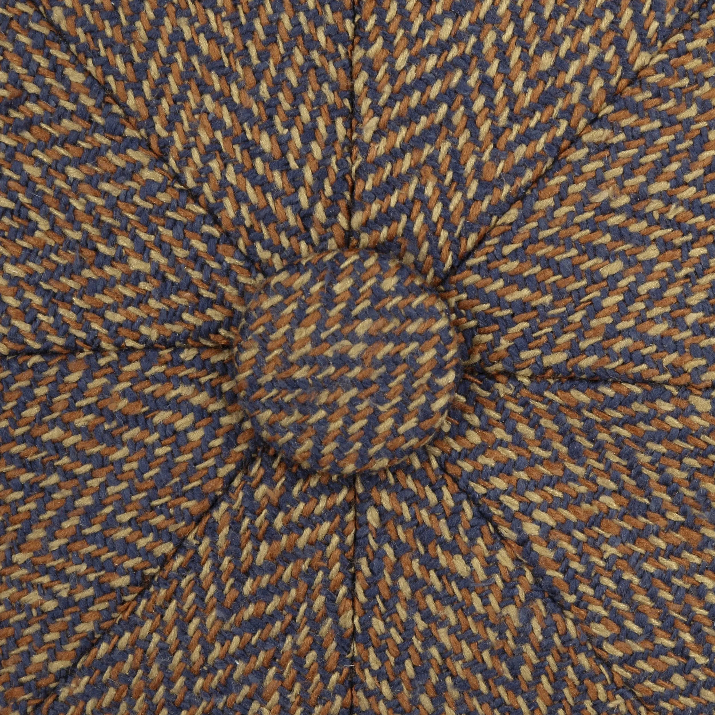 Stetson Hatteras Silk Herringbone Flat Cap - Brown Melange sold by Son of a Stag product image thumbnail 5