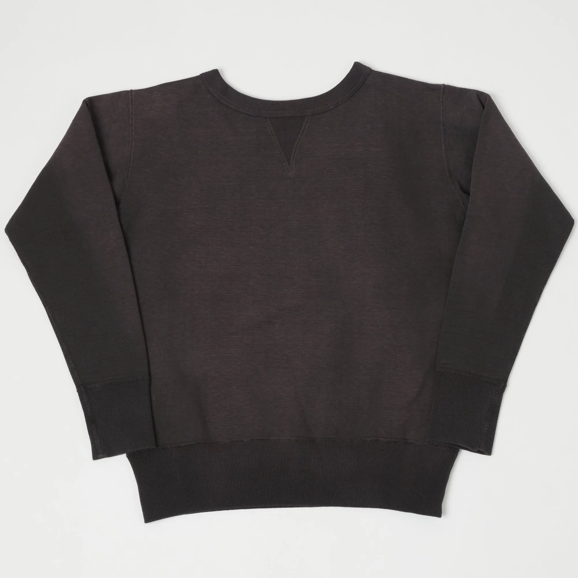 Warehouse & Co 474 Crew Neck Sweatshirt - Faded Black sold by Son of a Stag