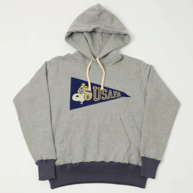 TOYS McCOY 'USAFA Snoopy' Sweat Parka - Ash sold by Son of a Stag