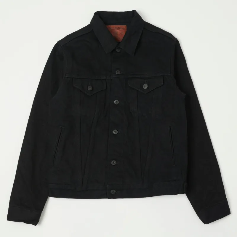 ONI Denim 02527P-ZR-BKBK Secret Denim Type III Denim Jacket - Black One Wash sold by Son of a Stag